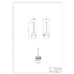 WC kefa METALIA 12, chróm-čierna, 0