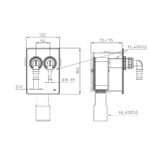 HL04000.0 Teleso pračkového zápachového uzáveru