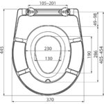WC sedátko univerzálne SOFT CLOSE s integrovanou vložkou, Duroplast