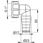 Kolienko komplet G1"/17-23