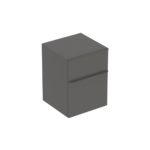 Bočná skrinka Smyle Square s 2 zásuvkami, 45cm, 60cm, 47cm, láva