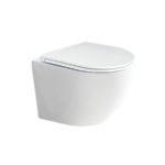 WC závesné kapotované, RIMLESS, 490x370x360, keramické, vr. sedátka CSS113S