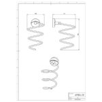 Držiak fénu METALIA 11, chróm