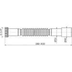 Flexi pripojenie 5/4"x32/40 kov