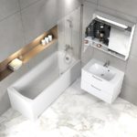 Skrinka pod umývadlo Classic II 700 - biela/biela