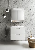 Skrinka pod umývadlo Classic II 600 - biela/šedá