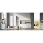 Bočná skrinka Classic 400 L - biela/šedá