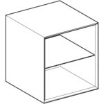 Bočný prvok Geberit ONE, dub/melamín s drevenou štruktúrou