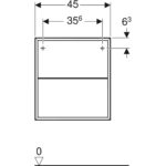 Bočný prvok Geberit ONE, sivobéžová/matná