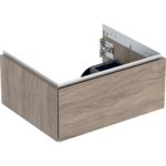 Skrinka pod umývadlo ONE s 1 zásuvkou: 59.2cm, 26.6cm, 47cm, orech