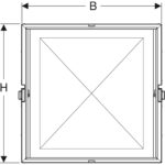Inštalačný box pre zrk.skrinku Geberit ONE 90 cm: 120cm