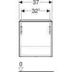 Skrinka pod malé um.iCon,s 1 dv.,37cm,41.5cm,27.9cm,láva