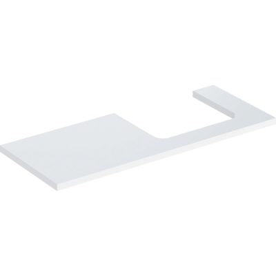 Umývadlová doska Geberit ONE, výrez vpravo, pre umývadlo na dosku,120cm,biela