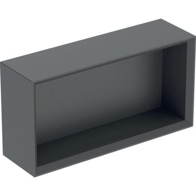 Obdĺžnikový nástenný box Geberit iCon,45cm,23.3cm,13.2cm,láva