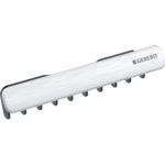 Kryt odtoku Geberit ONE s hrebeňovou vložkou, magnetické upevnenie, Brúsený chróm