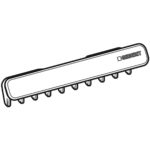 Kryt odtoku Geberit ONE s hrebeňovou vložkou, magnetické upevnenie, Brúsený chróm