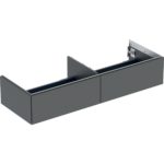 Skrinka pod umývadlo ONE s 2 zásuvkami: 133.2cm, 26.6cm, 47cm, láva