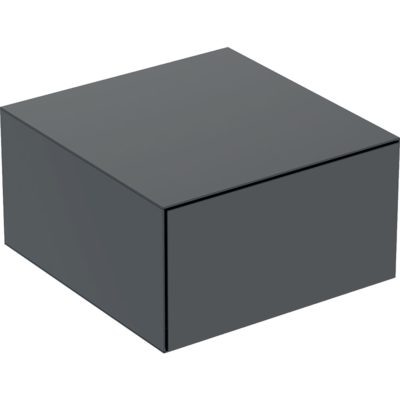 Bočná skrinka Geberit ONE s 1 zásuvkou, čierna matná, 505.078.00.8