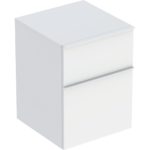 Bočná skrinka iCon s 2 zásuvkami, 45cm, 60cm, 47.6cm, biele, biela, 502.315.01.1