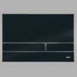 Ovládacie WC tlačidlo JOMO EXCLUSIVE 2.1 rámček chróm-lesk 2.0/sklo čierne