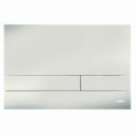 Ovládacie WC tlačidlo JOMO EXCLUSIVE 2.1 rámček chróm-lesk 2.0/sklo zrkadlové šedé