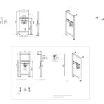 JOMOTech modul pre umýv.s jednootv.armatúrou,H 1120mm