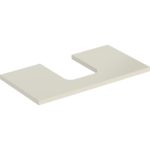 Umývadlová doska ONE, výrez v strede, 90cm, pieskovosivá