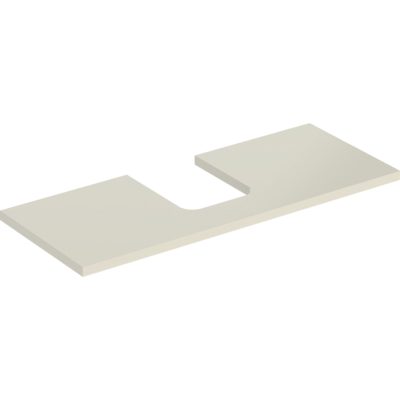 Umývadlová doska ONE, výrez v strede, 120cm, pieskovosivá