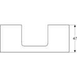 Umývadlová doska ONE, výrez v strede, pre umývadlo na dosku, 120cm, sivobéžová