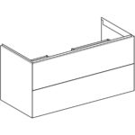 Skrinka pod umývadlo ONE, s 2 zásuvkamii: 105cm, 50.4cm, 47cm, biela
