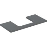 Umývadlová doska ONE, výrez v strede, pre umývadlo na dosku, 105cm, 3cm, 47cm, láva