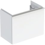 Skrinka pod malé umývadlo iCon, s 1 zásuvkou, 52cm, 41.5cm, 30.7cm, biele, chróm