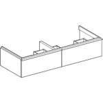 Skrinka pod dvojumývadlo Geberit iCon, orech, láva