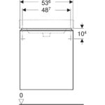 Skrinka Smyle Square pod umývadlo, biele