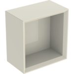 Štvorcový nástenný box Geberit iCon, 22.5cm, 23.3cm, 13.2cm, pieskovosivá