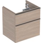 Skrinka pod umývadlo iCon, s 2 zásuvkami, 59.2cm, dub, láva