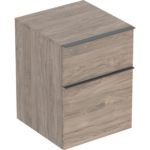 Bočná skrinka iCon s 2 zásuvkami, 45cm, 60cm, 47.6cm, orech, láva