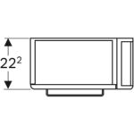 Skrinka pod malé umývadlo Selnova Compact, s drž.na uterák, skrát. vyloženie, biely
