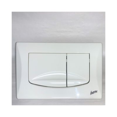 WC ovládacie tlačidlo DOPPIO, biele, 638501