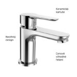 Umývadlová stojanková batéria, SOLID+, bez výpusti s bidet.sprchou