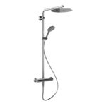 Sprchový stĺp s termostatickou batériou TWINSPLUS, chróm