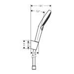 RAINDANCE Select Sprch. sada 120 3jet so sprch. hadicou 1,25 m, chróm