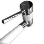 Umývadlová jednopáková batéria Polaris SC200-595000, biela/chróm