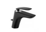 BALANCE - Umývadlová batéria s výpusťou, čierna mat