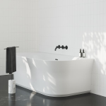 RAVAK Espirit Vaňová podomietková batéria, s telesom, čierna matná