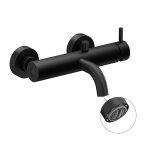 RAVAK Espirit Vaňová nástenná batéria bez setu, čierna matná