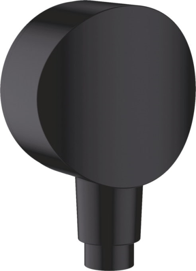FixFit - Prípojka hadice S so spätným ventilom a plastovým kolienkom, čierna matná 26453670
