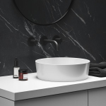 RAVAK Espirit Umývadlová podomietková batéria, s telesom, matná čierna