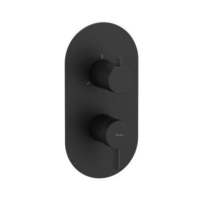 RAVAK Espirit Podomietková batéria 3 cestná s prepínačom, pre R-box, matná čierna