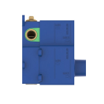 RAVAK Espirit Podomietková batéria 3 cestná s prepínačom, pre R-box, matná čierna